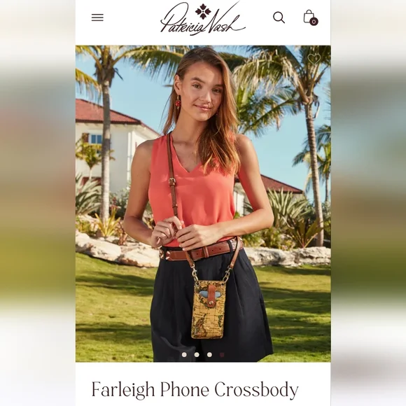 Patricia  Nash Phone Crossbody Bag - Picture 4 of 5